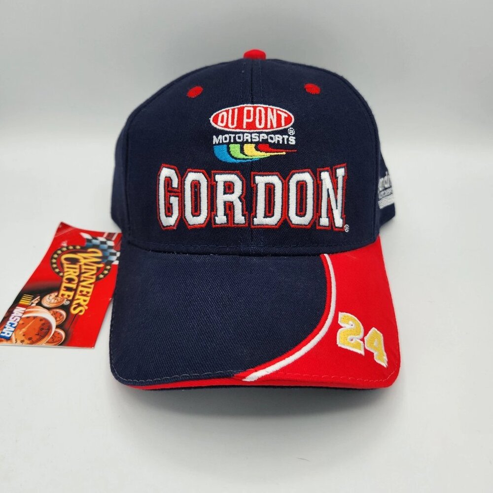 Vintage Nascar Jeff Gordon Strap Back Hat NWT Winners Circle